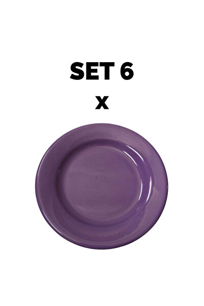 Cesiro Set 6 piese Farfurie desert, 19 cm, Mov