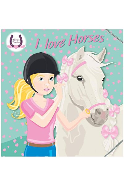 Editura Girasol I love horses (verde)
