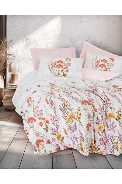 Cotton Box Single Duvet Cover Set Lilura Pink