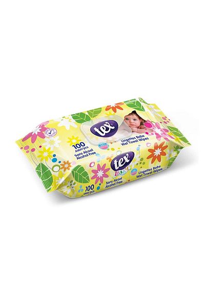 Tex 10 packs of baby wet wipes