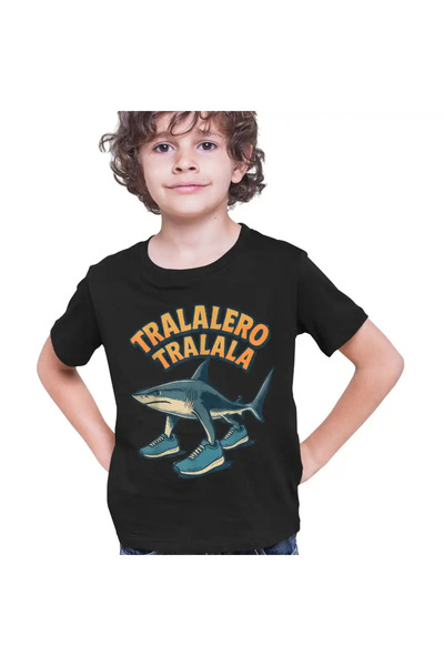 OEM Tricou Copii Baieti Brainrot Tralalero Tralala Shark