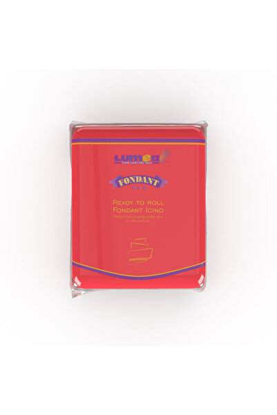 Lumea Fondant Rosu Coral, 250g -