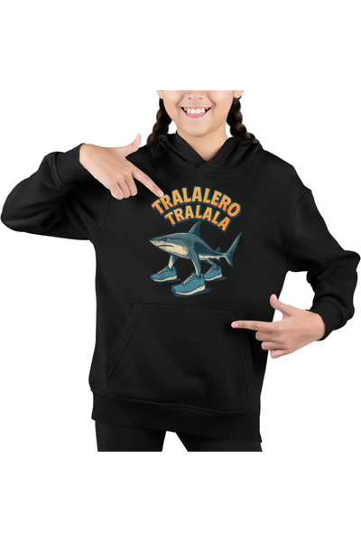 OEM Hanorac Copii Fete Brainrot Tralalero Tralala Shark