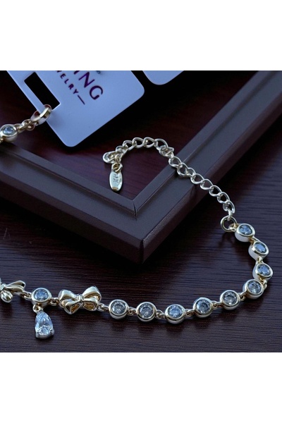 İNN JEWELLERY Xuping Bracelet Tarnish-Free Antiallergic Ribbon Figured (2 Years Importer Guarantee)