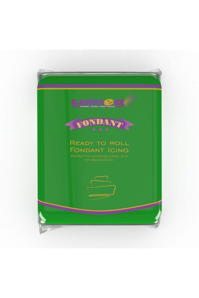 Lumea Fondant Verde Inchis, 500g -