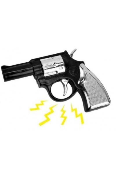 HEPBİMODA Silah Çakmak Şaka Çakmağı Elektrik Şok Prank