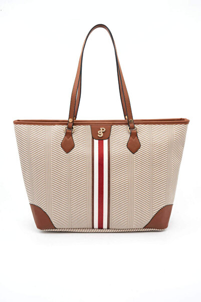 Silver Polo حقيبة كتف نسائية بيج - تان SP1169