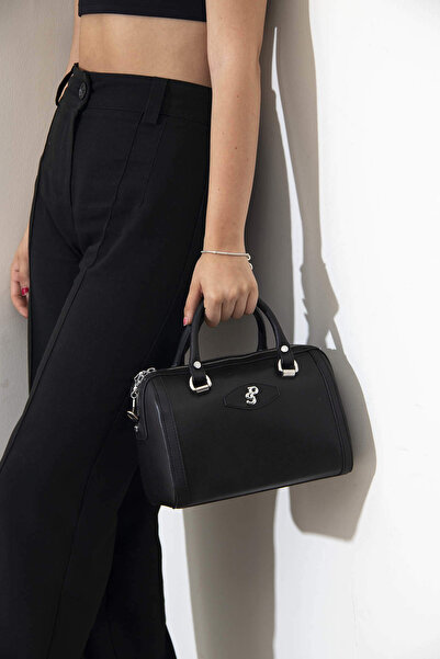 Silver Polo Black - Black Nv1091 Women's Handbag