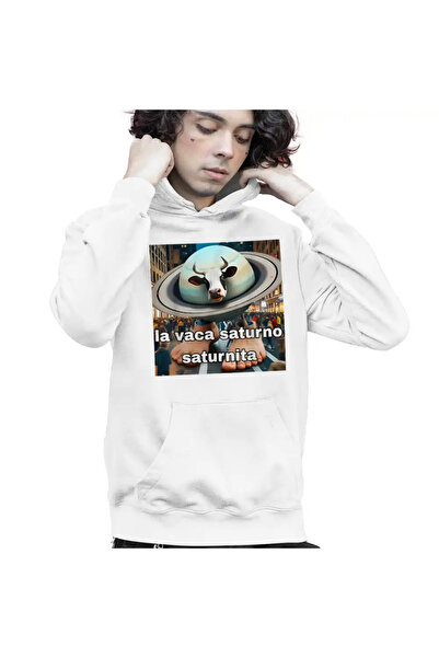 OEM Hanorac Copii Baieti Brainrot Vaca Saturno Saturnita