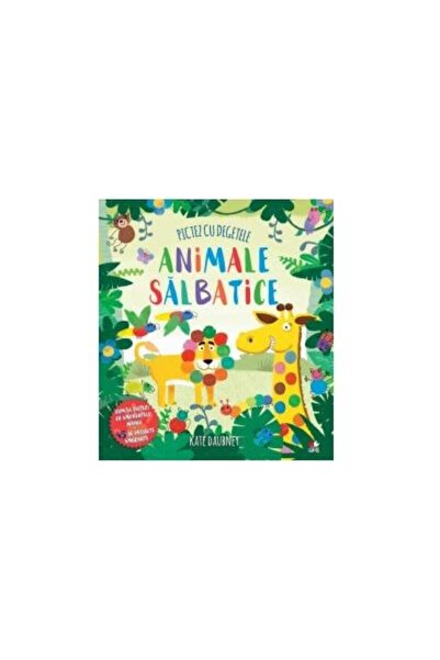 Editura Litera Pictez cu degetele. Animale salbatice