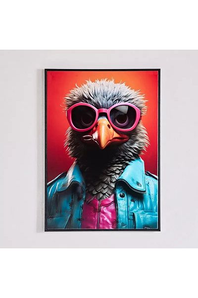 Home Box Ersel Bird Framed Picture - 50x70x2.5 cm