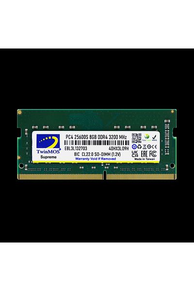 TwinMOS Mdd48Gb3200N, 8Gb, Ddr4, 3200Mhz, 1.2V Notebook Ram