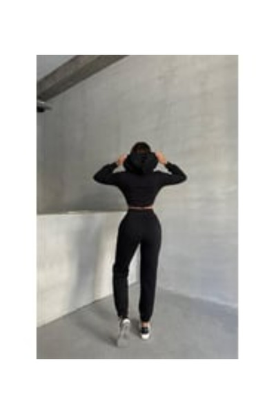 aynewmoda Men's Set, Zip-Up Sweatshirt and Drawstring Joggers, Plus Size, Suitable for Spring and Autumn