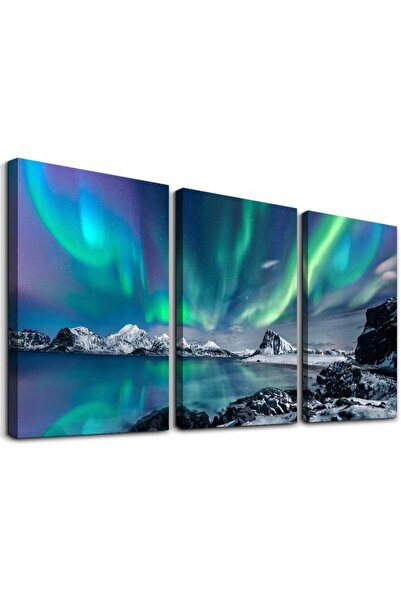 Home Trove لوحة فنية جدارية من قماش "مزرعة أورورا" مكونة من 3 قطع