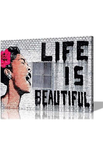 Emoda home Trove EMODA Emoda Home Trove Canvas Wall Art Banksy Wall Art Life ...