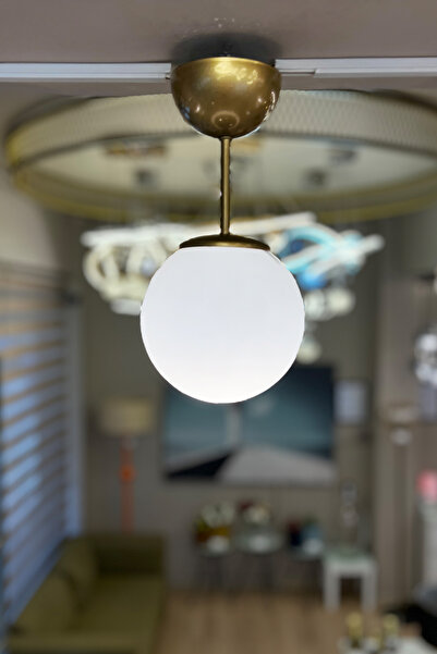 MINIMAL ETICARET VE BILGI TEKNOLOJILERI Globe Gold ONE Cam Avize