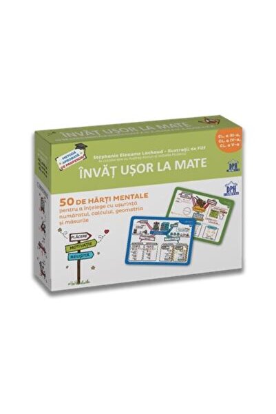 Editura Didactica Publishing House Invat usor la Mate - 50 de harti mentale p...