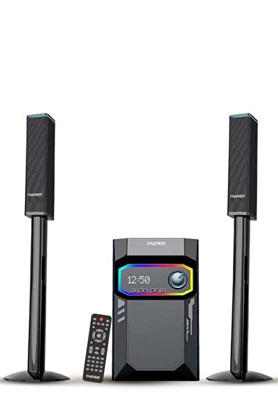 Faster مكبر صوت متعدد الوسائط للمنزل XB8500 2.1 قناة مع مضخم صوت سلكي بقوة 90...