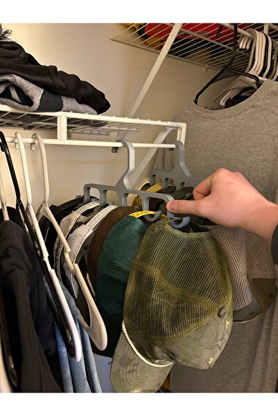 DLC3DDESIGN Wardrobe Hat Rack Hat Hanging Bracket Stylish Design Hat Organize...