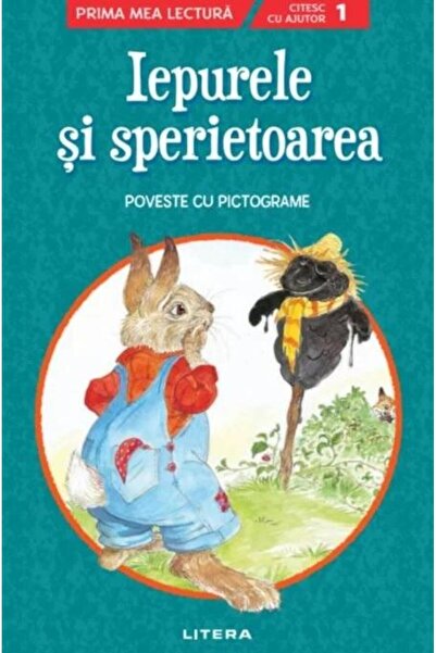 Editura Litera Iepurele si sperietoarea. Poveste cu pictograme. C