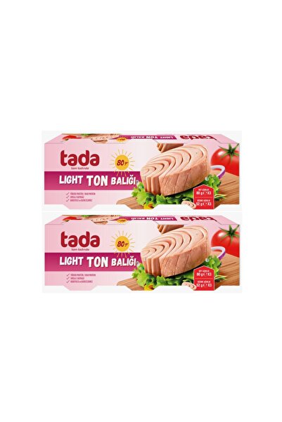 Tada Light/Hafif Ton Balığı 80 gram 6 lı Paket - Doğal Lezzet