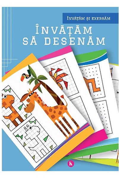Editura Kreativ Invatam sa desenam - albastru