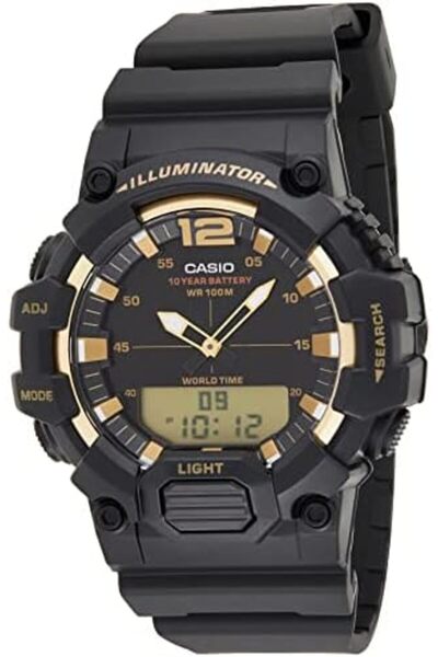 Casio Men's Watch, Analog-Digital Display And Resin Strap