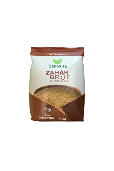 Sano Vita Zahar brut din trestie de zahar SanoVita 500g