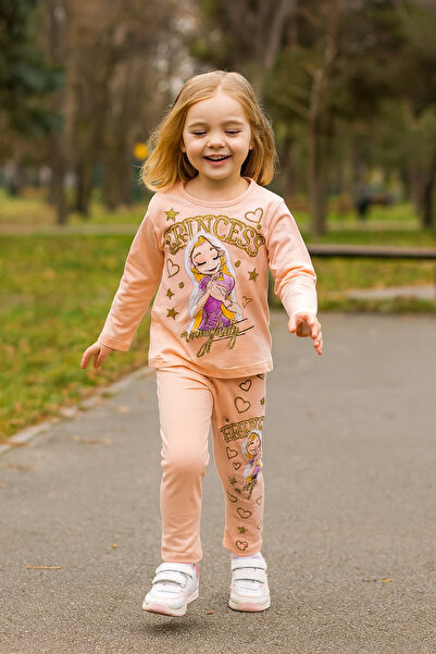 KAMİKAM Όμορφο χτενισμένο βαμβακερό κοστούμι για κορίτσια