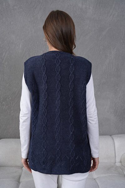 Lamierra Women's Mother Knitwear Wool Vest Knitted