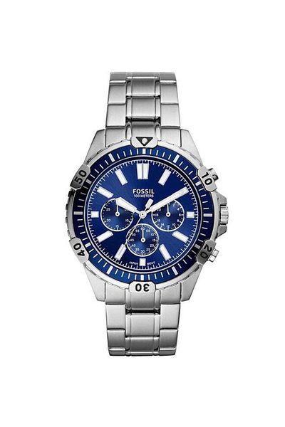 Fossil Men's Stainless Steel Analog Wrist Watch FS5623 - 44 mm - Silver