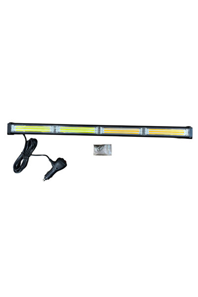 benmax Led Bar 60 Cm Sarı - Beyaz Flaşlı 12-24v Mercek Led