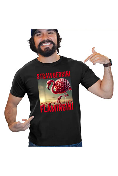 OEM Tricou Barbati Brainrot Strawberrini Flamingini