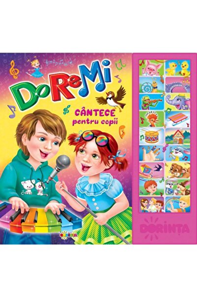 Editura Dorinta Carte cu sunete. Do-re-mi (cantece pentru copii)