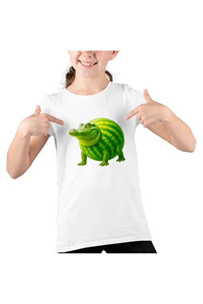 OEM Tricou Copii Fete Brainrot Glorbo Fruttodrillo