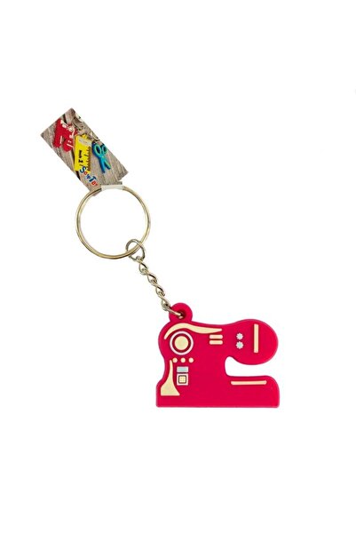 balım hobi evi Breloc decorativ din silicon moale cu figură mașină de cusut