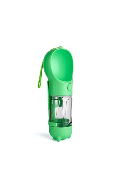 onix Dispenser Hrana/Apa Animale Onix, Verde, 9.5x9.5x26.5Cm