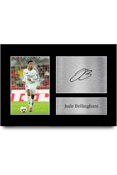 HWC Trading صورة مطبوعة موقعة ومختومة بتوقيع جود بيلينجهام من ريال مدريد بحجم A4