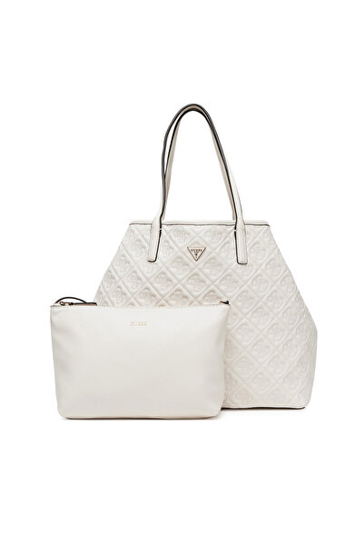 Guess Geantă de mână pentru femei Ecru HWQL9658240