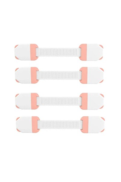 PIKKABOO - Baby Guard Ultimate Safety Lock - Peach/White - 4 Pcs
