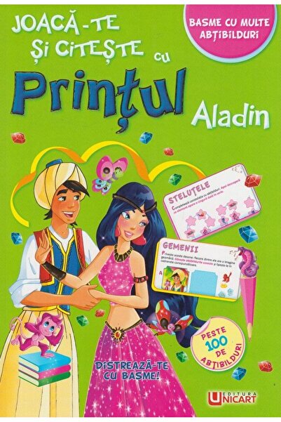 Editura Unicart Joaca-te si citeste cu Printul Aladin. Basme cu mu