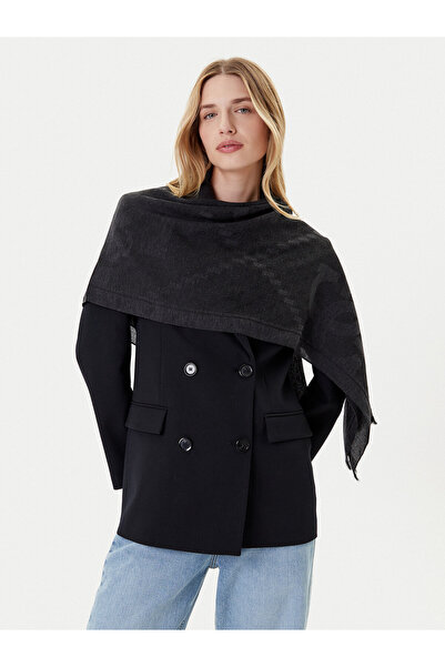 Guess Eșarfă neagră pentru femei AM9567POL03