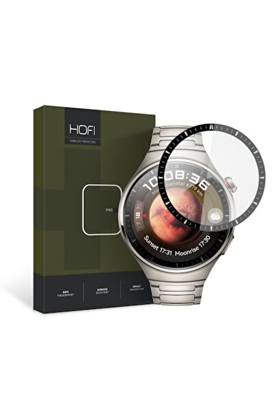 onix Hybrid Protective Film for Huawei Watch 4 Pro, Black