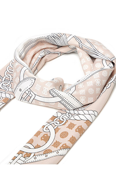 Guess Women's Scarf Ecru, Colorful AW5340POL03