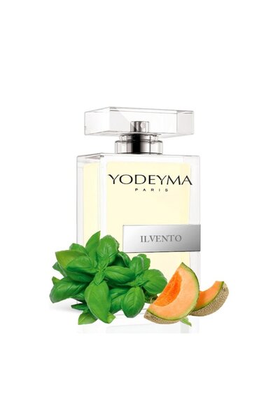 Yodeyma Ilvento Eau de Parfum for Men, Notes of Melon, Basil, and Wood, 100ml