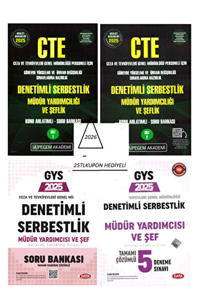 Data Yayınları Data GYS CTE Denetimli Serbestlik Müdür Yardımcısı ve Şef Konu...