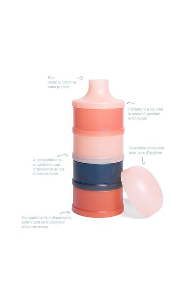 Suavinex Milk Powder Dispenser - Orange/Pink