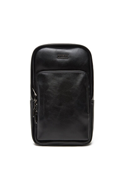 Guess Borsetă bărbătească neagră HMBOCAP5326