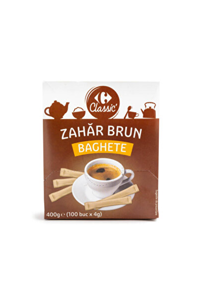 Crf Clasic Zahar brun baghete, Carrefour Classic, 400g