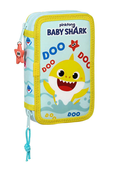 safta Penar dublu echipat 28 piese Baby Shark 12.5x4x19.5 cm